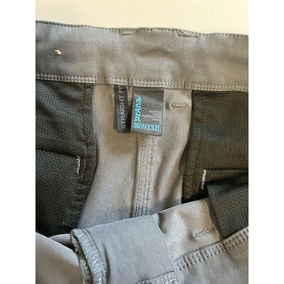 COPY - Prana Hendrixton Straight Fit Pants Men's Size 36x32 Gray (38" waist mea… - Picture 3 of 12